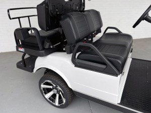 White Evolution Pro Lithium Electric Golf Cart 02